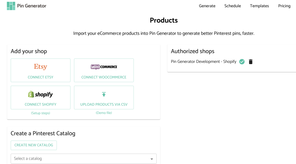 Pin Generator Product Page - How to connect Shopify