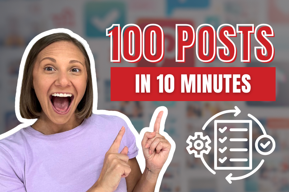 How to Stay Consistent Content on Social Media (100 Posts in 10 Minutes)